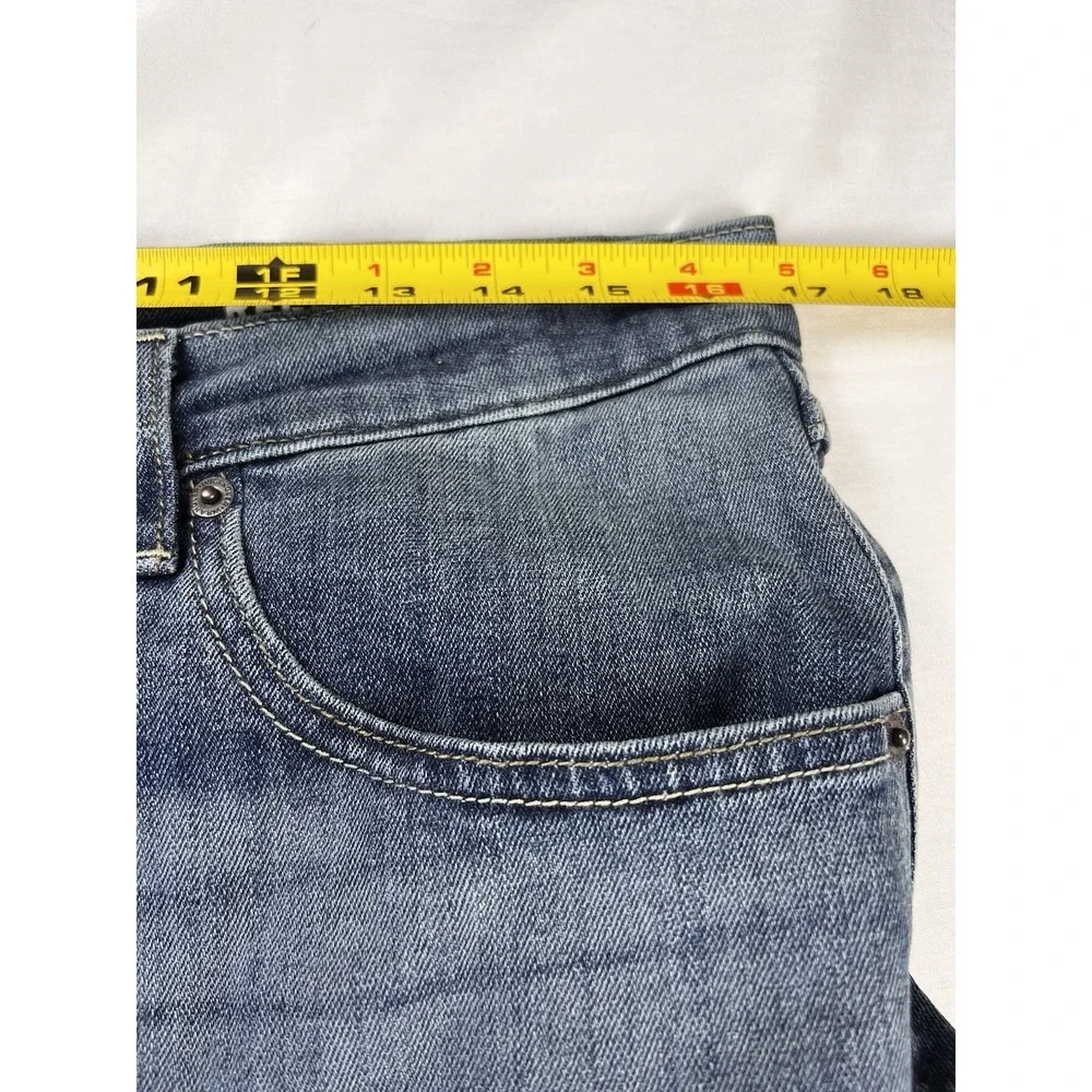 Wrangler Jeans 10MWZ Cowboy Cut Slim Straight Stone Blue Wash Western Mens 32x34